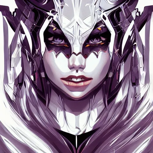 Image similar to mekk-knight spectrum supreme, portrait, intricate complexity, rule of thirds, in the style of Artgerm, character concept