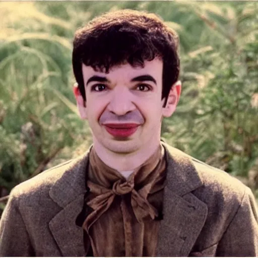 Prompt: “a still of Nathan Fielder in The Wizard of Oz”