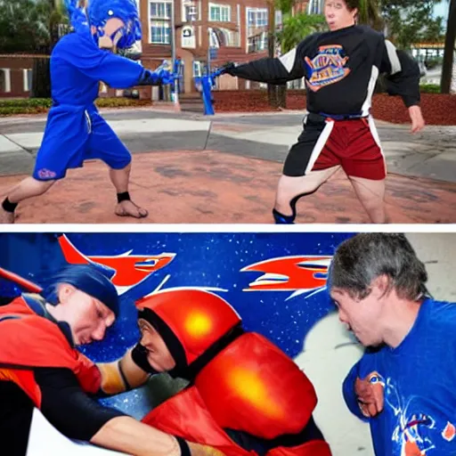 Image similar to Space ninja fight, university of Florida versus Florida state university