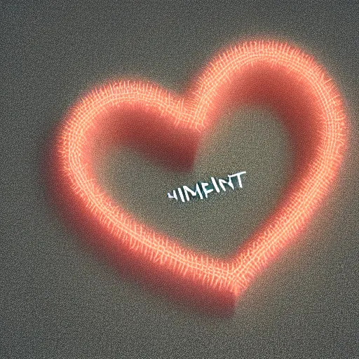 Image similar to a heart with the name alex written on it, cute, high detail, well lit, octane render, blender, particles,