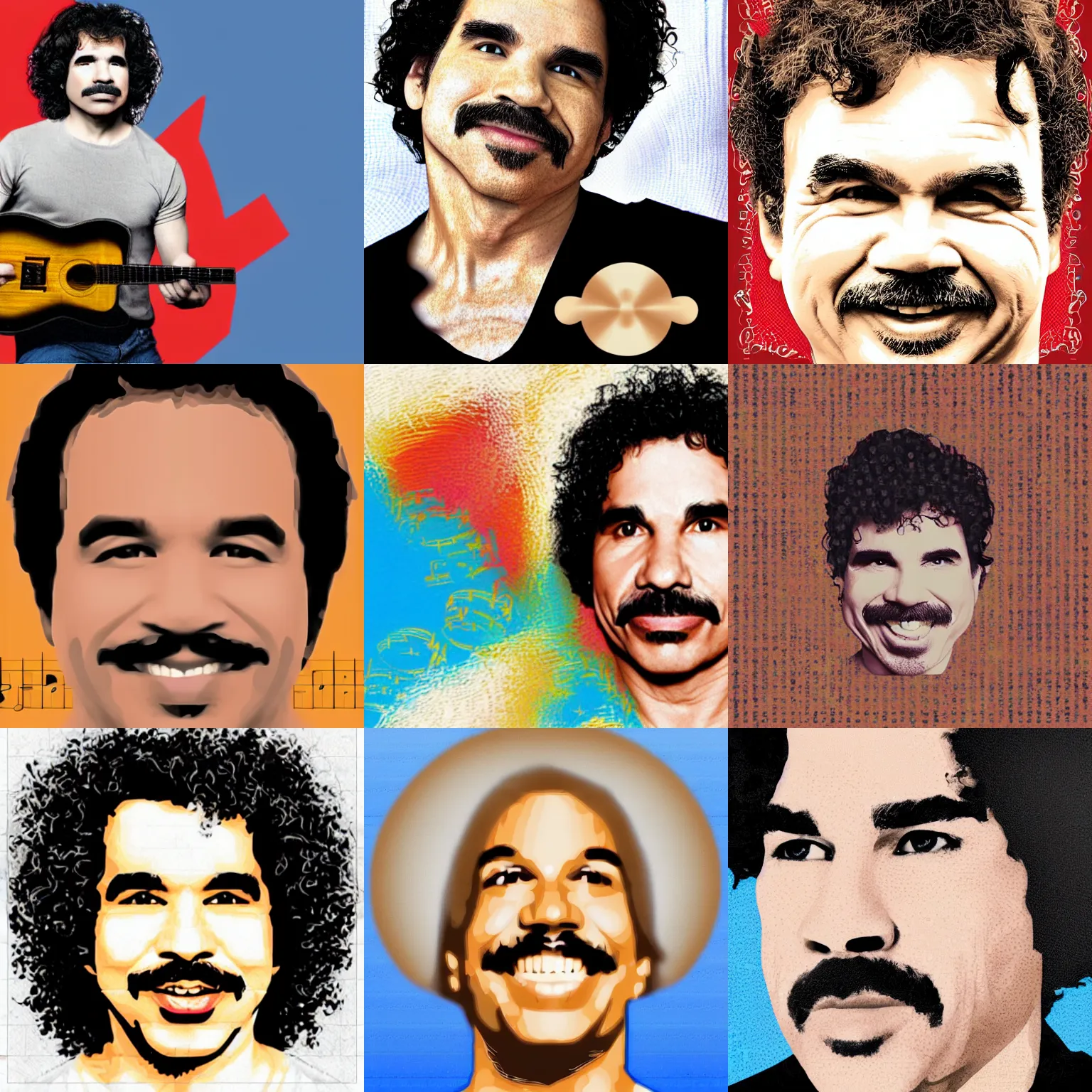Prompt: musician john oates face made with oats, face icon, stylized, minimalist, hyper realistic, simple background