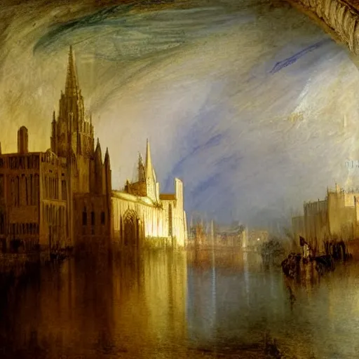 Image similar to Norwich cathedral by J. M. W. Turner