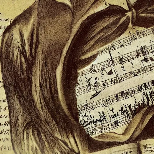 Prompt: “ beethoven manuscript ”