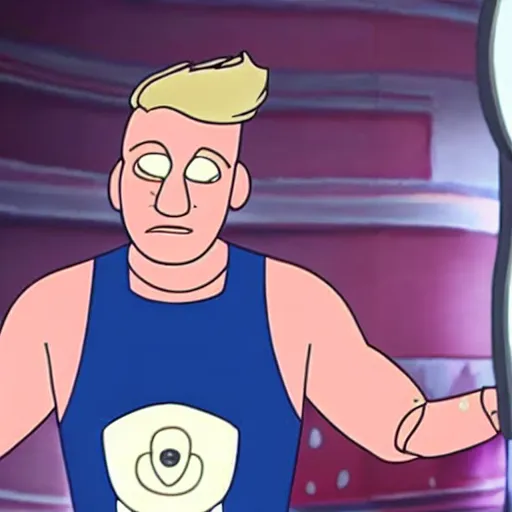 Prompt: still of gordon ramsay appearing in steven universe