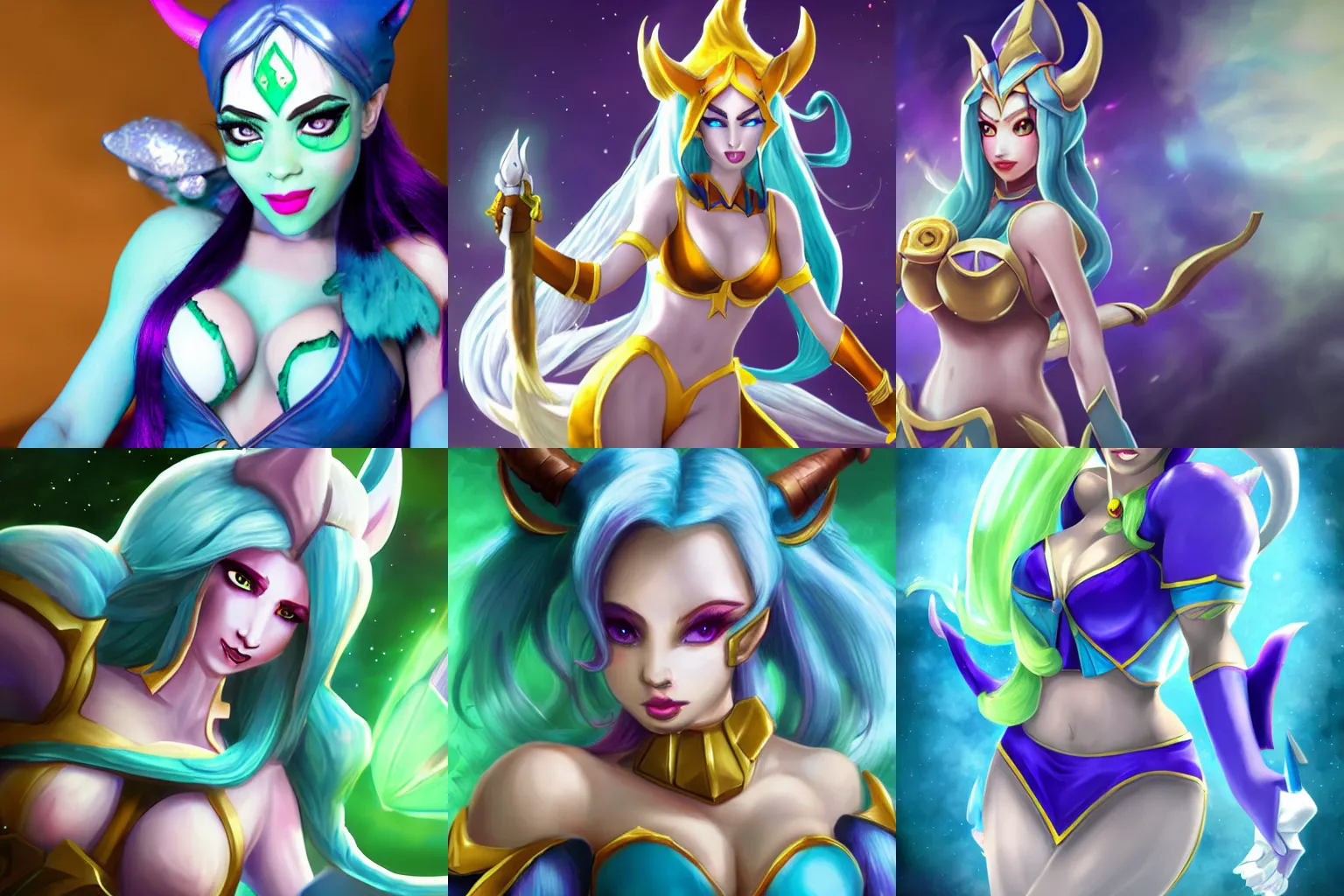 Prompt: Soraka from League of Legends