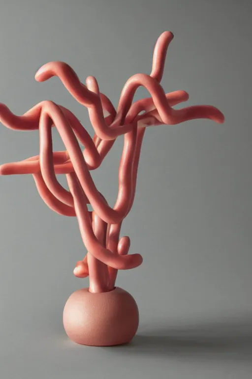 Image similar to plumbus, mixed mid-century