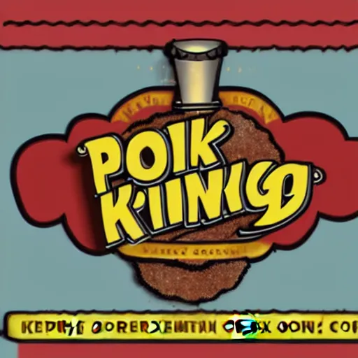 Image similar to pork king good pork rinds concept art