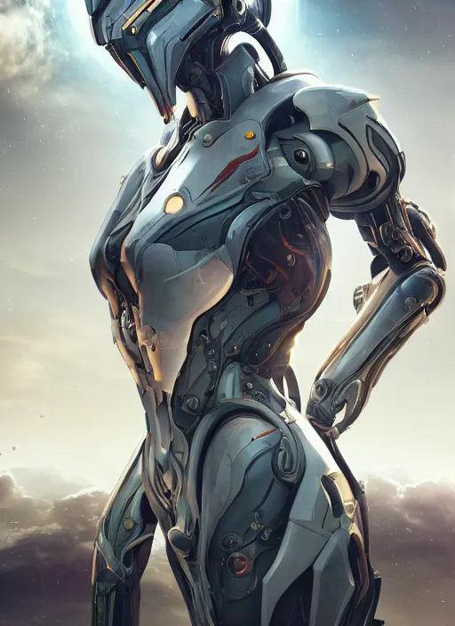 Image similar to photo of a cyborg girl on a space ship, warframe armor, beautiful face, scifi, professionally color graded, interesting angle, sharp focus, 8 k high definition, insanely detailed, intricate, innocent, art by stanley lau and artgerm