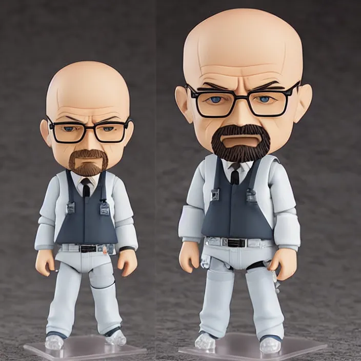 Image similar to Walter White, An anime nendoroid of Walter White, figurine, detailed product photo