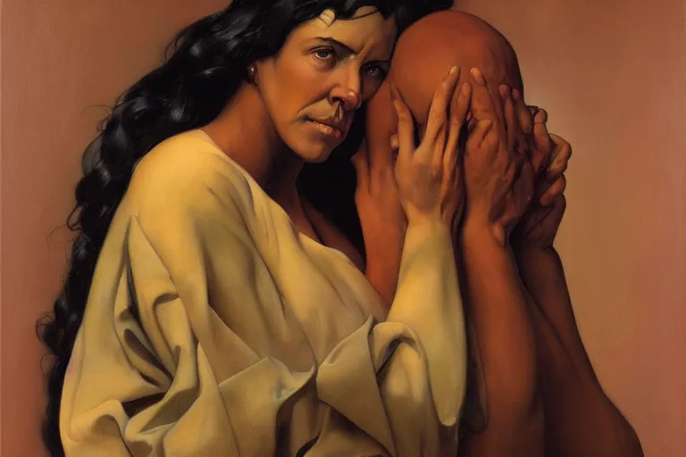 Image similar to by thomas blackshear, teresa ramos, portrait