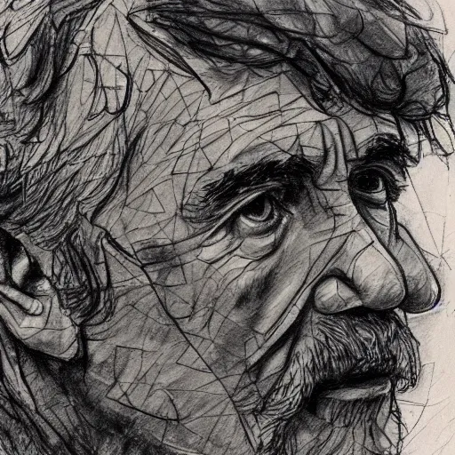 Image similar to a realistic yet scraggly portrait sketch of the side profile of a stern and sophisticated george harrison, trending on artstation, intricate details, in the style of frank auerbach, in the style of sergio aragones, in the style of martin ansin, in the style of david aja, in the style of mattias adolfsson