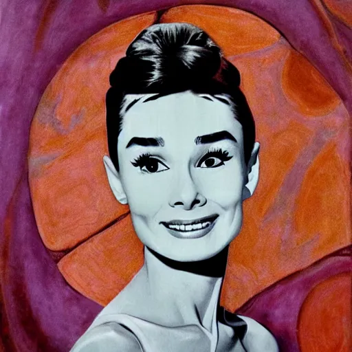 Image similar to audrey hepburn art by donatello