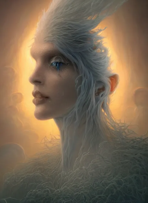 Prompt: a human made of ice, in the style of tomasz alen kopera and fenghua zhong and peter mohrbacher, mystical colors, rim light, beautiful lighting, 8 k, stunning scene, raytracing, octane, trending on artstation