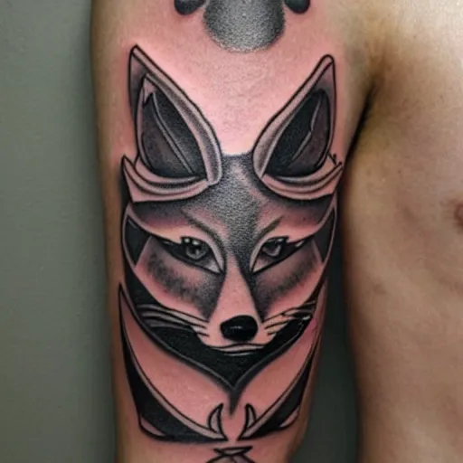 Image similar to demon fox tatoo