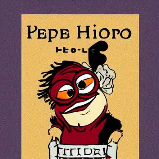 Image similar to book about pepe history