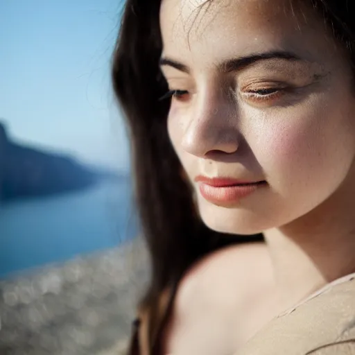 Image similar to photo the most beautiful portrait 20-years-old Greece woman, 50mm