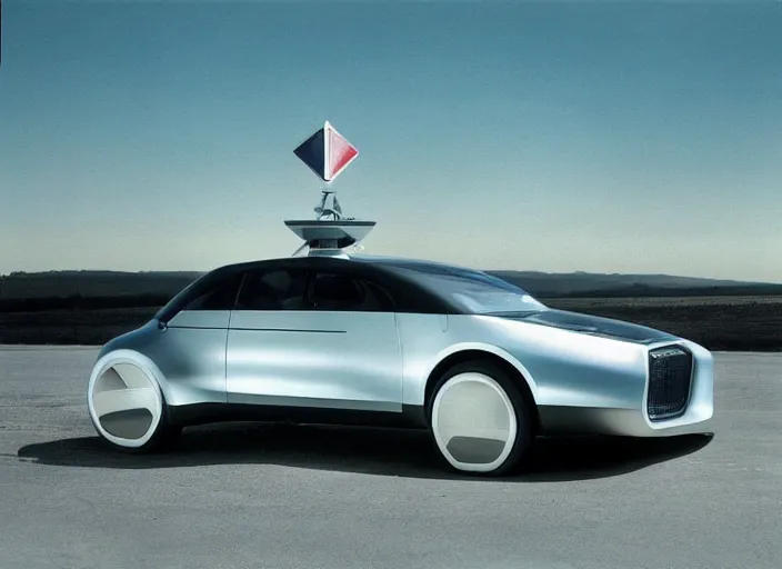 Prompt: self driving concept car by harley earl