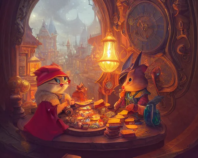 Image similar to photography of richard scarry, deep focus, d & d, fantasy, intricate, elegant, highly detailed, digital painting, artstation, concept art, matte, sharp focus, illustration, hearthstone, art by artgerm and greg rutkowski and alphonse mucha