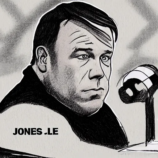 Prompt: Alex jones being sentenced to prison