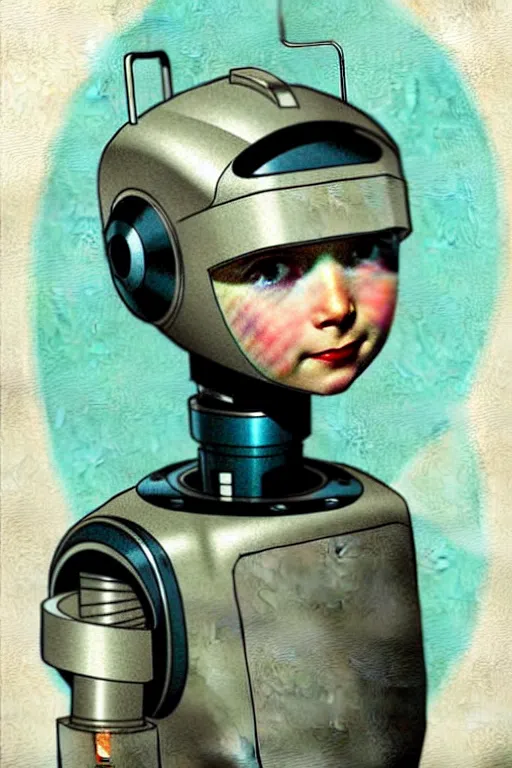 Prompt: ( ( ( ( ( 1 9 5 0 s retro future android robot bully kid. muted colors., ) ) ) ) ) by jean - baptiste monge,!!!!!!!!!!!!!!!!!!!!!!!!!