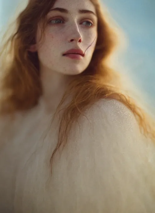 Prompt: Kodak Portra 400, 8K, soft light, volumetric lighting, highly detailed, britt marling style 3/4 ,portrait photo Close-up portrait photography of a beautiful woman how pre-Raphaelites, the face emerges from Pamukkale, thermal waters flowing down white travertine terraces, inspired by Ophelia paint ,and hair are intricate with highly detailed realistic beautiful flowers , Realistic, Refined, Highly Detailed, interstellar outdoor soft pastel lighting colors scheme, outdoor fine art photography, Hyper realistic, photo realistic