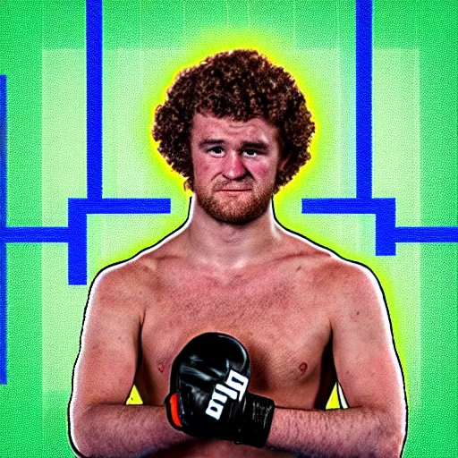 Prompt: Pixel Art of Ben Askren