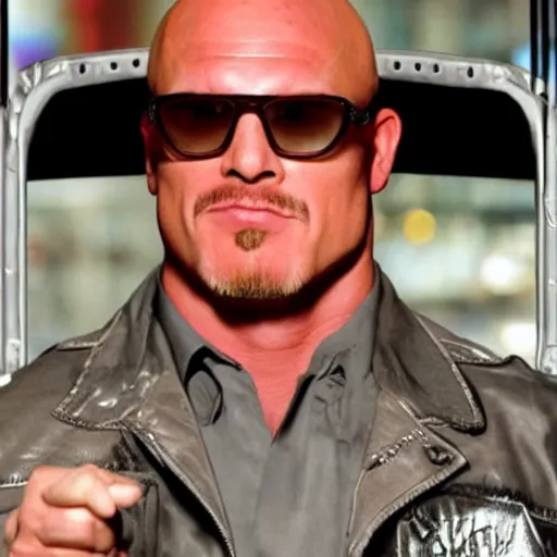 Prompt: stone cold steve austin powers