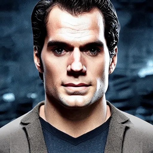 Image similar to portrait of henry cavill as omni - man