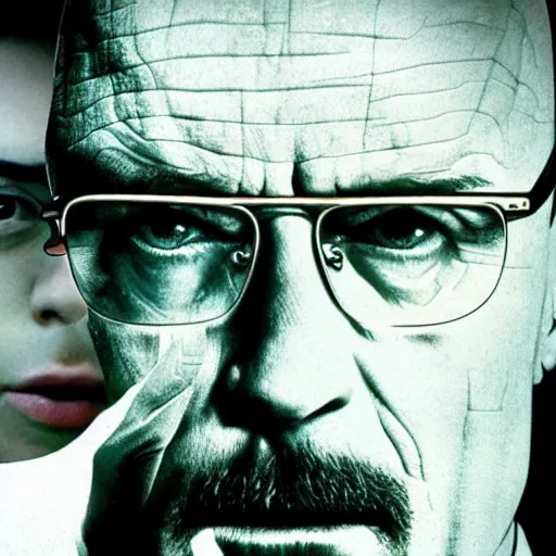 Image similar to matrix movie walter white incident