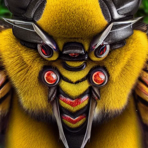 Image similar to national geographic photo of beedrill, pokemon in the wild, intricate, portrait, 8 k highly professionally detailed, hdr, award winning