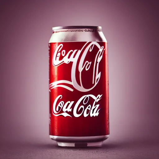 Image similar to a can of Coca Cola, product photography, 4K, award winning