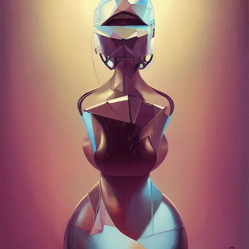 Prompt: scifi futurism automaton minimalism chrome by peter mohrbacher art Hajime Sorayama airbrush hyperrealism model abstract shatter fragments cubism futurism pastel blue soft flat minimal minimalism portrait face