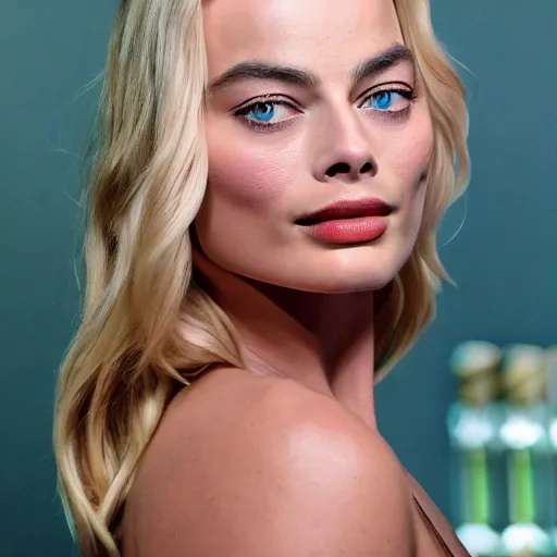 Prompt: margot robbie, 8k highly detailed face,