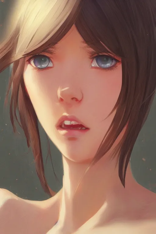 Prompt: a girl with a soft warming smile, full shot, fine - face, realistic shaded perfect body, fine details. night setting. very anime style. realistic shaded lighting poster by ilya kuvshinov katsuhiro, magali villeneuve, artgerm, jeremy lipkin and michael garmash, rob rey and kentaro miura style, trending on art station