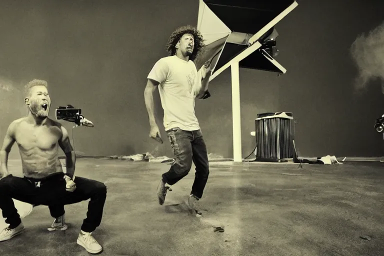 Image similar to Cinematography Rage against the machine by Emmanuek Lubensky