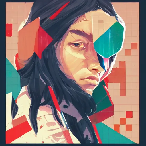 Prompt: Supreme x Dota2 profile picture by Sachin Teng, asymmetrical, Organic Painting , Matte Painting, geometric shapes, hard edges, graffiti, street art:2 by Sachin Teng:4