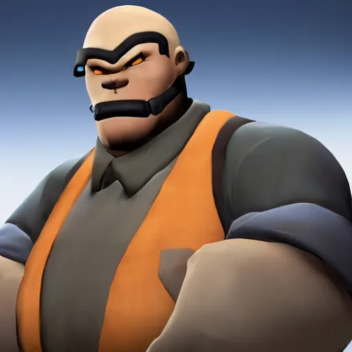 Image similar to Meet the heavy from team fortress 2, 2ch exclusive