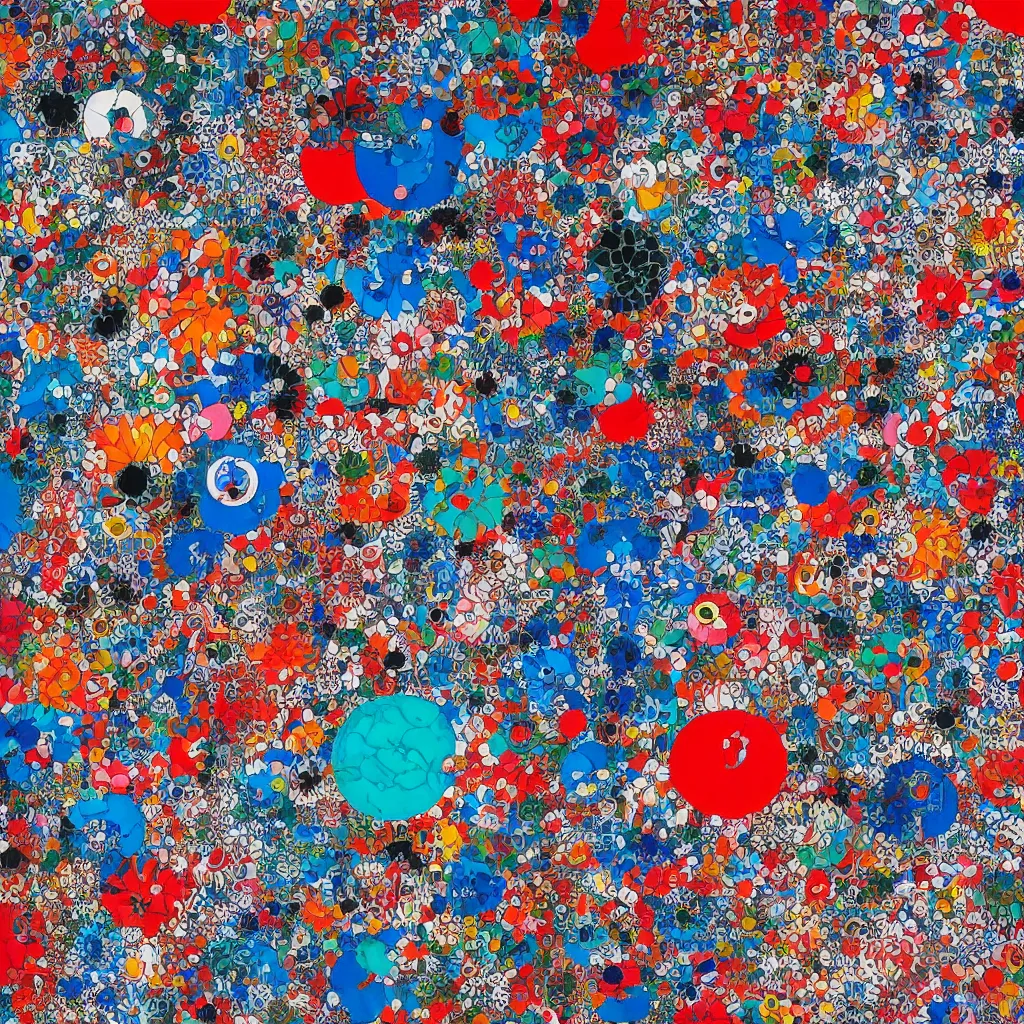 Image similar to Japanese art in the style of Damien Hirst