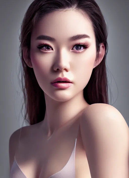 Image similar to a gorgeous female photo, professionally retouched, vivid, soft lighting, realistic, smooth face, full body shot, torso, dress, perfect eyes, wide angle, sharp focus on eyes, 8 k, high definition, insanely detailed, intricate, elegant, artgerm and jason chan and mark litvokin