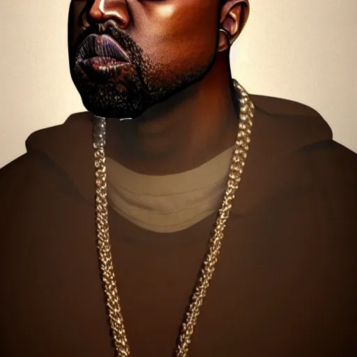 Prompt: hyperrealistic image of kanye west conway twitty, stunning 3 d render inspired by istvan sandorfi & greg rutkowski & banksy, perfect facial symmetry, dim volumetric cinematic lighting, 8 k octane comprehensive render, extremely mega hyper - detailed and lifelike attributes & atmosphere, intricate, realistic flesh texture, masterpiece, artstation, stunning,