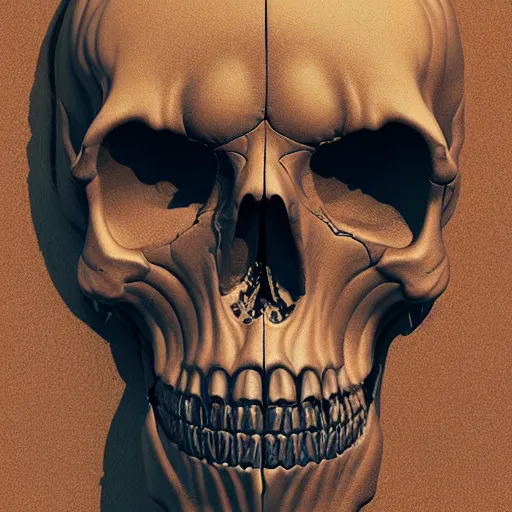 Image similar to portrait_of_a_melting_skull._intricate_abstract._intricate_artwork._by_Tooth_Wu_wlop_beeple_dan_mumford._octane_render_trending_on_artstat