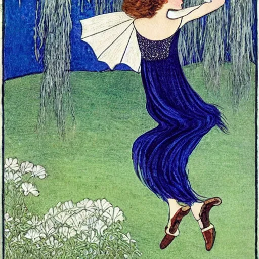 Prompt: art by ida rentoul outhwaite