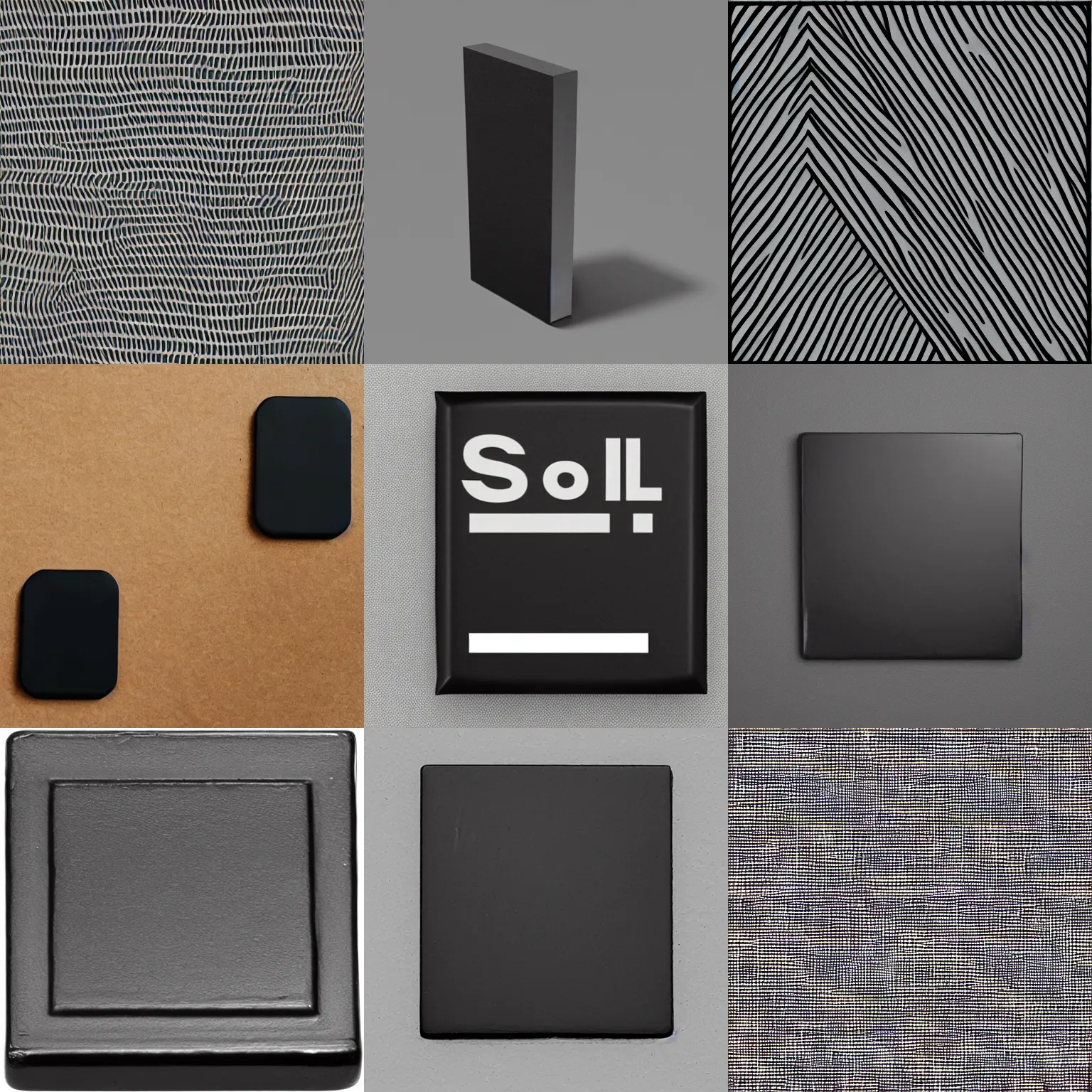 Prompt: solid black rectangle