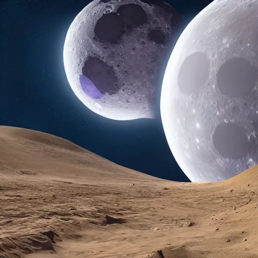 Prompt: Lex Fridman on a moon, digital art, 8k, super realistic,