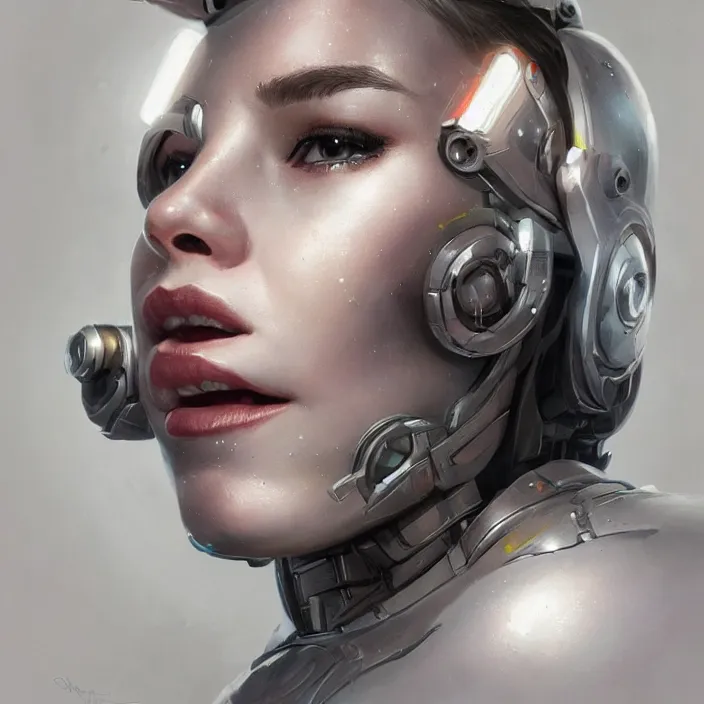 Prompt: cyborg bjork, portrait, highly detailed, digital painting, trending on artstation, concept art, sharp focus, illustration, art by artgerm and greg rutkowski and magali villeneuv