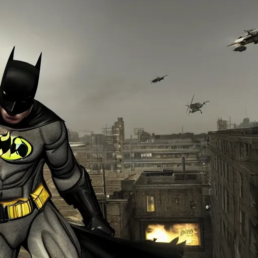 Image similar to Batman in Call of Duty MW2