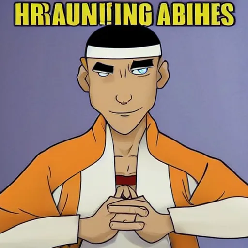 Image similar to what if dr. house and aang the last airbender had a baby