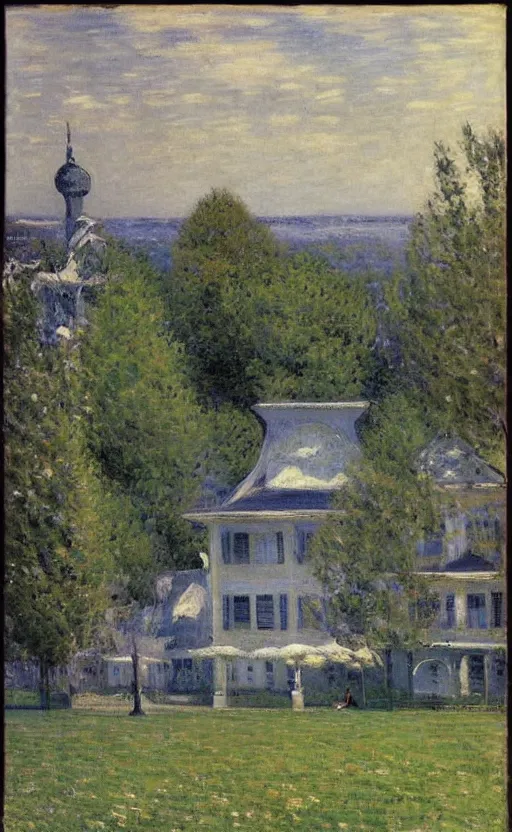 Image similar to dream world by gustave caillebotte