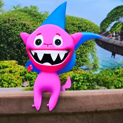 Image similar to baby shark pinkfong,