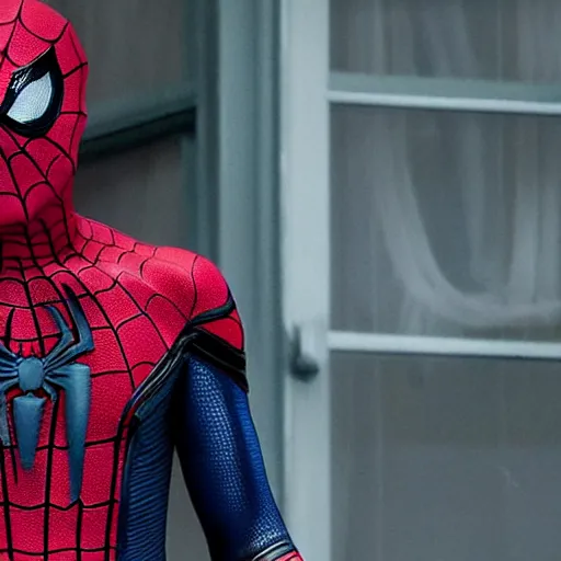 Image similar to Johnny depp as Spider-Man